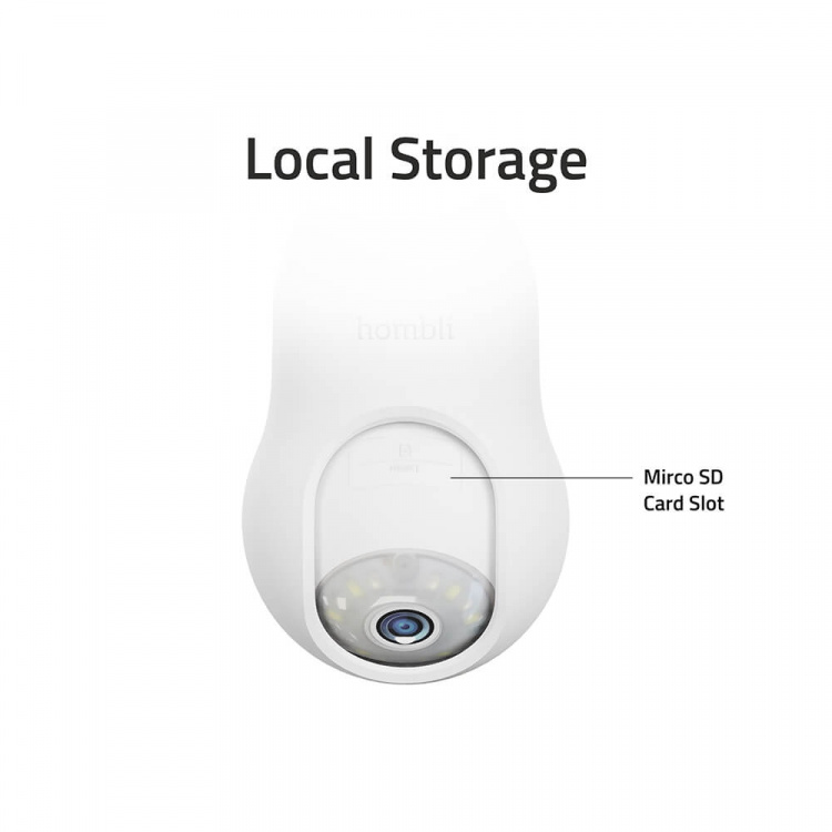 Hombli Smart Bulb Cam White Hombli Smart Bulb Cam White