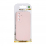 Onsala Backcover Sil Touch Samsung S23 FE 5G Chalk Pink