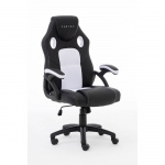 RAPTOR Gaming Chair GS-40 Compact, PU+Fabric, Black/White