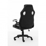 RAPTOR Gaming Chair GS-40 Compact, PU+Fabric, Black/White