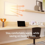 Hombli Smart Infrared Heater Metal Panel 350w White