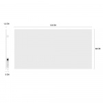 Hombli Smart Infrared Heater Metal Panel 700w White Hombli Smart Infrared Heater Metal Panel 700w White