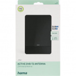 Hama Indoor Antenna Pro 45 DAB+/DAB/DVB-T2/FM Flat Black