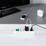 Hama Power Strip 3-way Switch White 3.0m