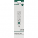 Hama Power Strip 3-way Switch White 3.0m
