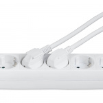 Hama Power Strip 6-way Switch White 1.4m
