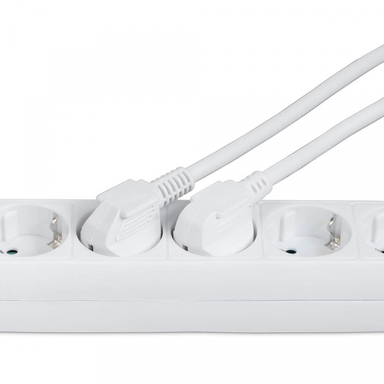 Hama Power Strip 6-way Switch White 1.4m