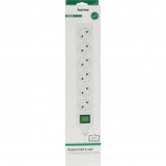 Hama Power Strip 6-way Switch White 1.4m