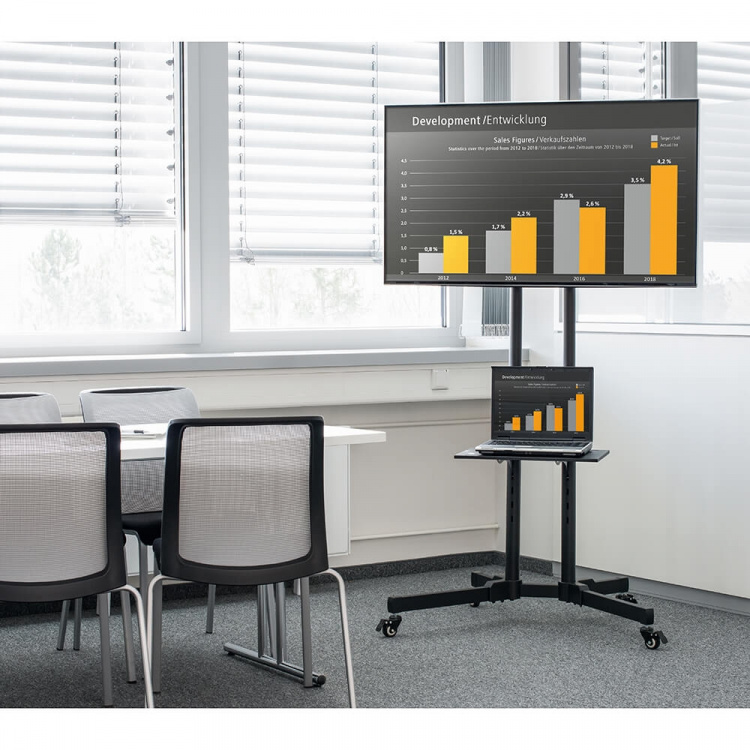 Hama TV-stand Trolley up to 75 Hama TV-stand Trolley up to 75