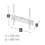 Hama TV Wall Bracket Fixed VESA up to 400x400 65 Hama TV Wall Bracket Fixed VESA up to 400x400 65