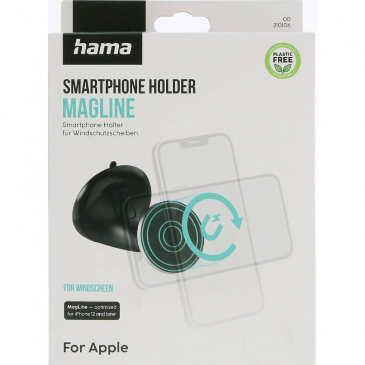 Hama Mobile Phone Holder Magnetic for Windshield Hama Mobile Phone Holder Magnetic for Windshield