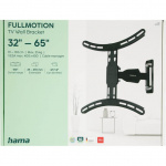 Hama TV Wall Bracket Full Motion VESA up to 400x400 65