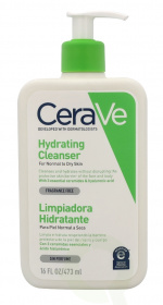 Cerave Hydrating Cleanser w/Pump 473 ml For Normal To Dry Skin