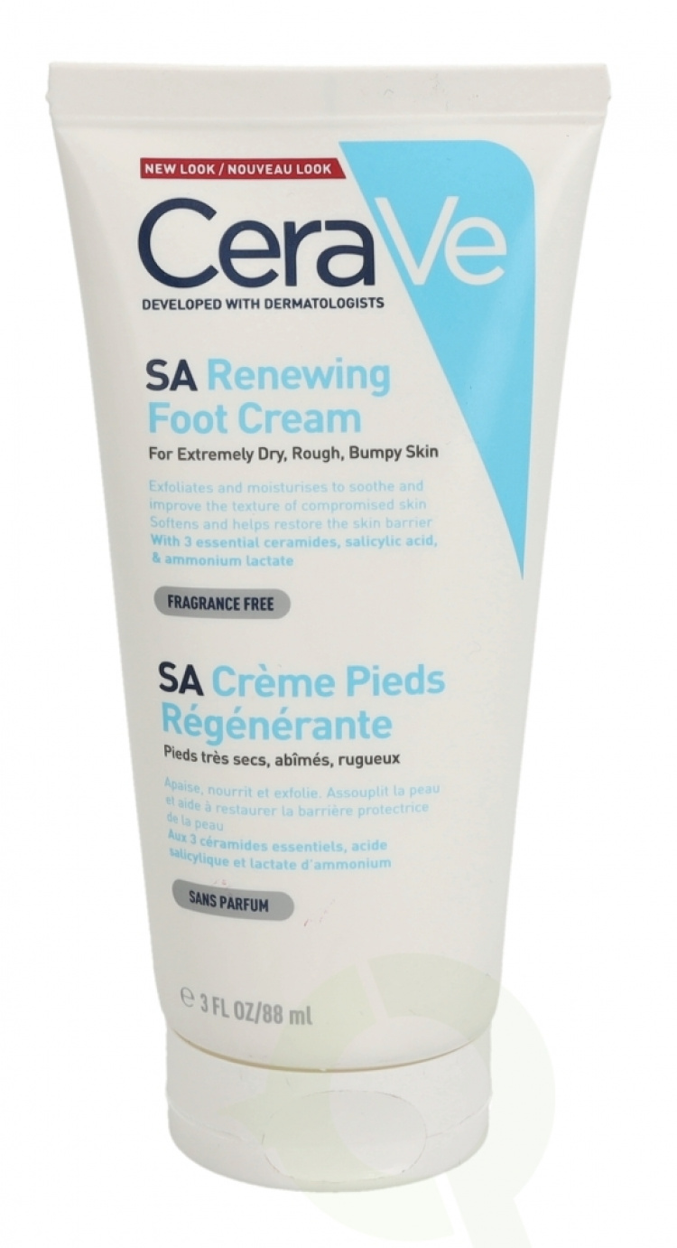 Cerave SA Renewing Foot Cream 88 ml For Very Dry, Rough, Bumpy Skin