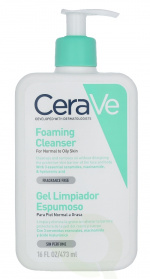 Cerave Foaming Cleanser w/Pump 473 ml For Normal To Oily Skin, Fragrance Free