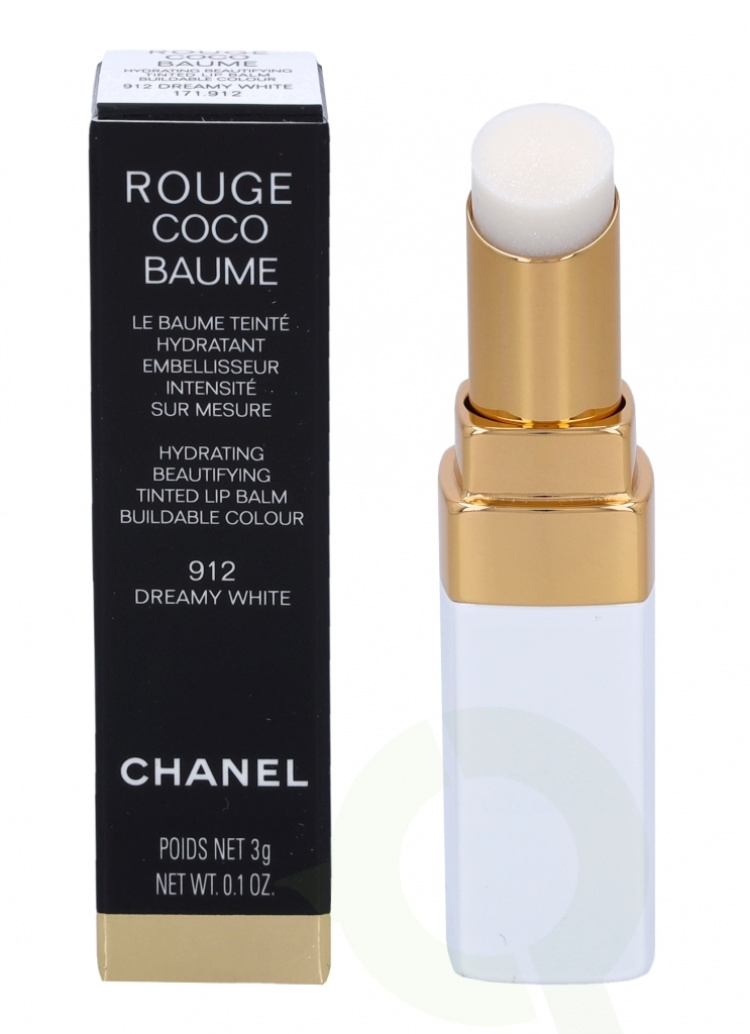 Chanel Rouge Coco Hydrating Beautifying Tinted Lip Balm 3 gr #912 Dreamy White