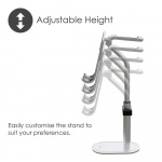 Desire2 Headrest Pro Stand For headphone and phone silver