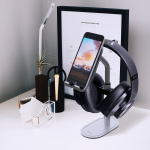 Desire2 Headrest Pro Stand For headphone and phone silver