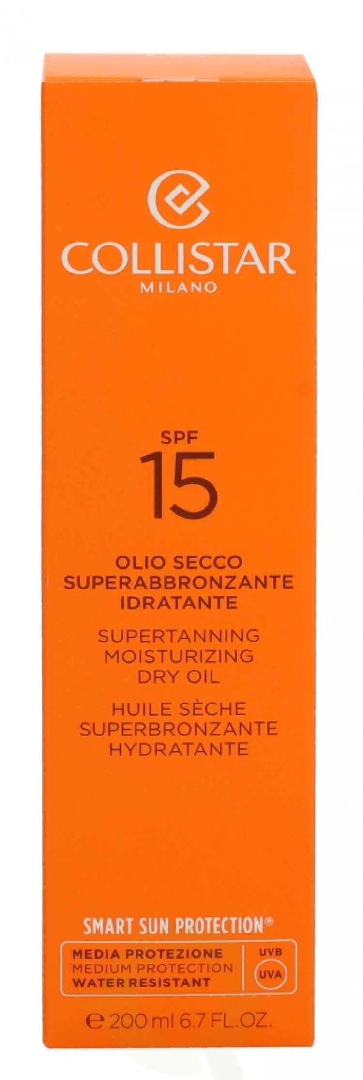 Collistar Supertanning Dry Oil SPF15 200 ml Moisturizing Dry Oil
