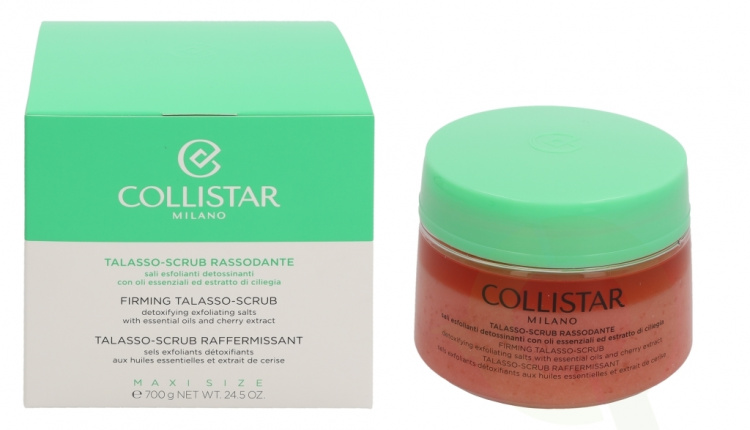 Collistar Firming Talasso Scrub 700 gr With Essential Oils And Cherry Extract