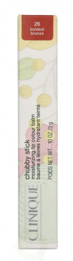 Clinique Chubby Stick Intense Moisturizing Lip Colour Balm 3 gr #26 Boldiest Bronze