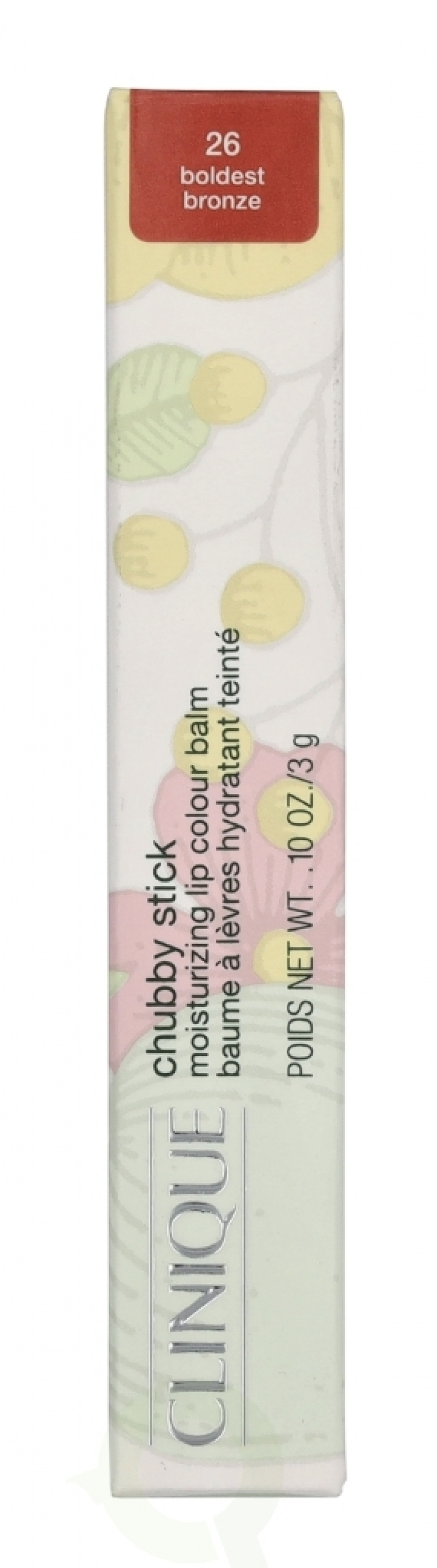 Clinique Chubby Stick Intense Moisturizing Lip Colour Balm 3 gr #26 Boldiest Bronze