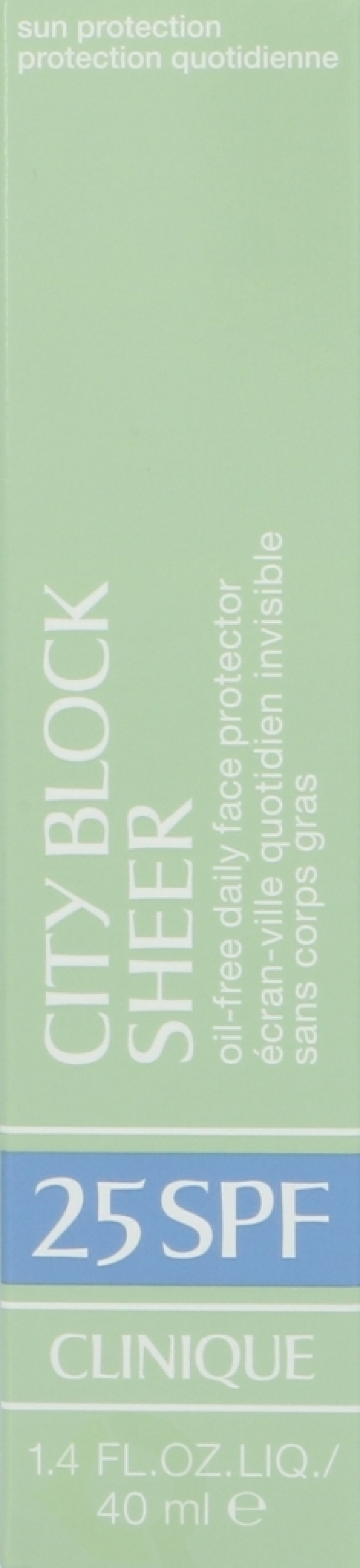 Clinique City Block Sheer SPF25 40 ml Sun Protection - All Skin Types - Oil-Free