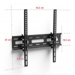 Hama TV Wall Bracket Tilt VESA up to 400x400 75 Hama TV Wall Bracket Tilt VESA up to 400x400 75
