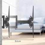 Hama TV Wall Bracket Full Motion VESA up to 200x200 48 Hama TV Wall Bracket Full Motion VESA up to 200x200 48