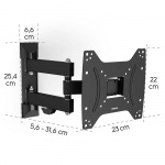 Hama TV Wall Bracket Full Motion VESA up to 200x200 48 Hama TV Wall Bracket Full Motion VESA up to 200x200 48