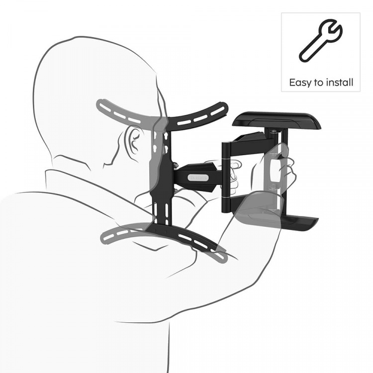 Hama TV Wall Bracket Full Motion VESA up to 400x400 65 Hama TV Wall Bracket Full Motion VESA up to 400x400 65