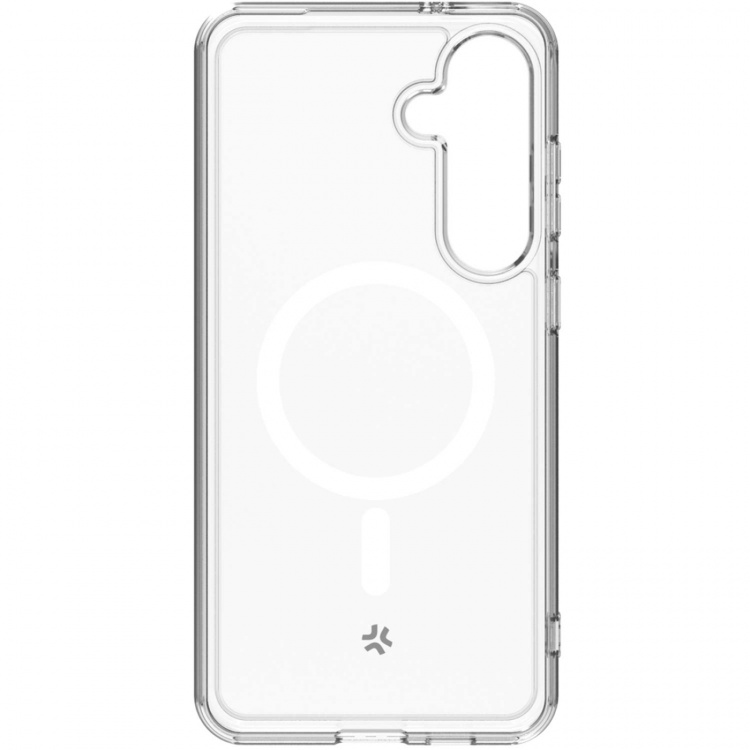 Celly Gelskinmag Magneettinen TPU-kansi Galaxy S24 5G läpinäkyvä läpinäkyvä
