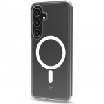 Celly Gelskinmag Magneettinen TPU-kansi Galaxy S24 5G läpinäkyvä läpinäkyvä