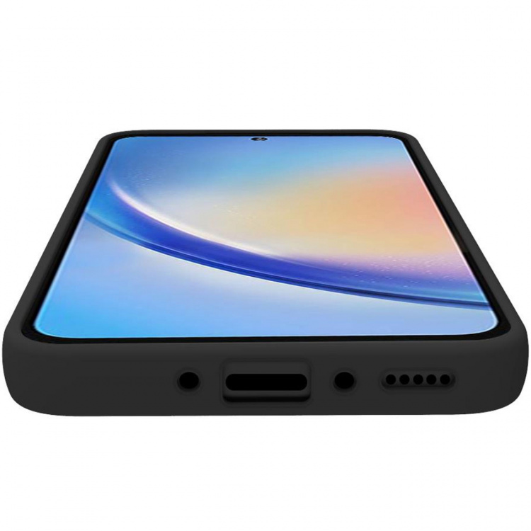 Celly Cromo Soft rubber case Galaxy A35 5G Svart Celly Cromo Soft rubber case Galaxy A35 5G Svart