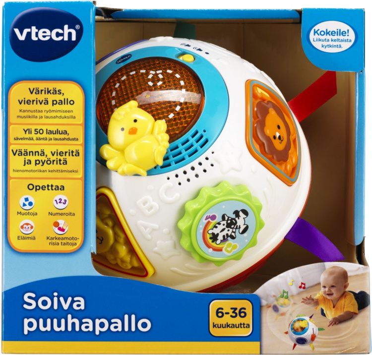 VTech Baby -soiva puuhapallo