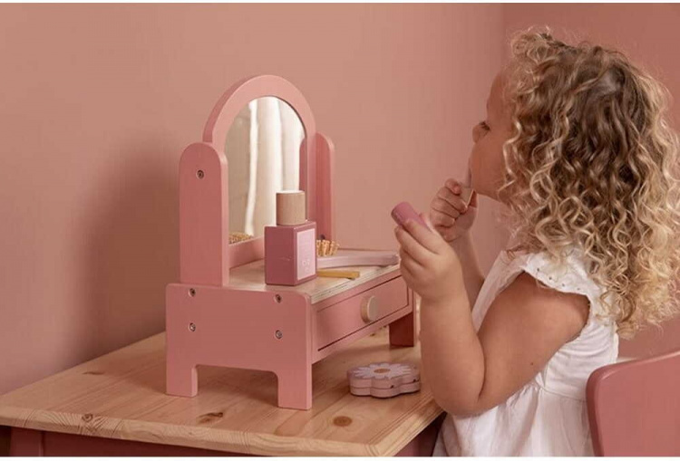 Little Dutch kauneuspöytä, pinkki