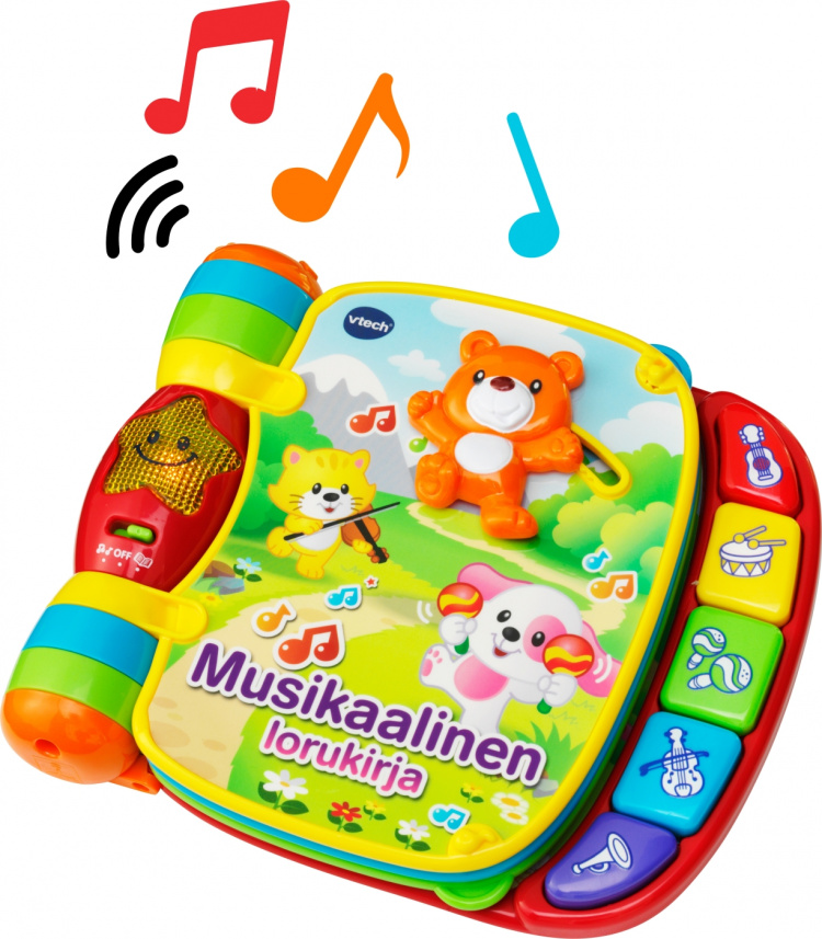 VTech Baby Musikaalinen lorukirja, FI