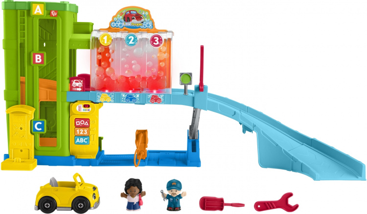 Fisher-Price Little People Huoltoasema -leikkisetti