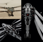 LEGO Icons 10327 - Dyyni Atreides Royal Ornithopter LEGO Icons 10327 - Dyyni Atreides Royal Ornithopter