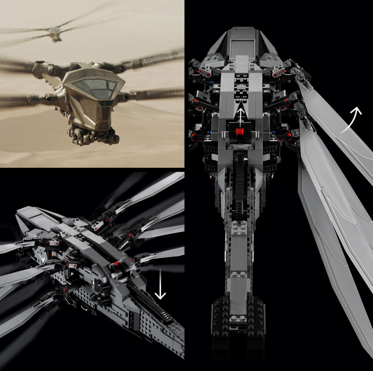 LEGO Icons 10327 - Dyyni Atreides Royal Ornithopter LEGO Icons 10327 - Dyyni Atreides Royal Ornithopter