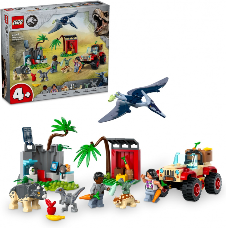 LEGO Jurassic World 76963 - Dinosauruspoikasten pelastuskeskus LEGO Jurassic World 76963 - Dinosauruspoikasten pelastuskeskus