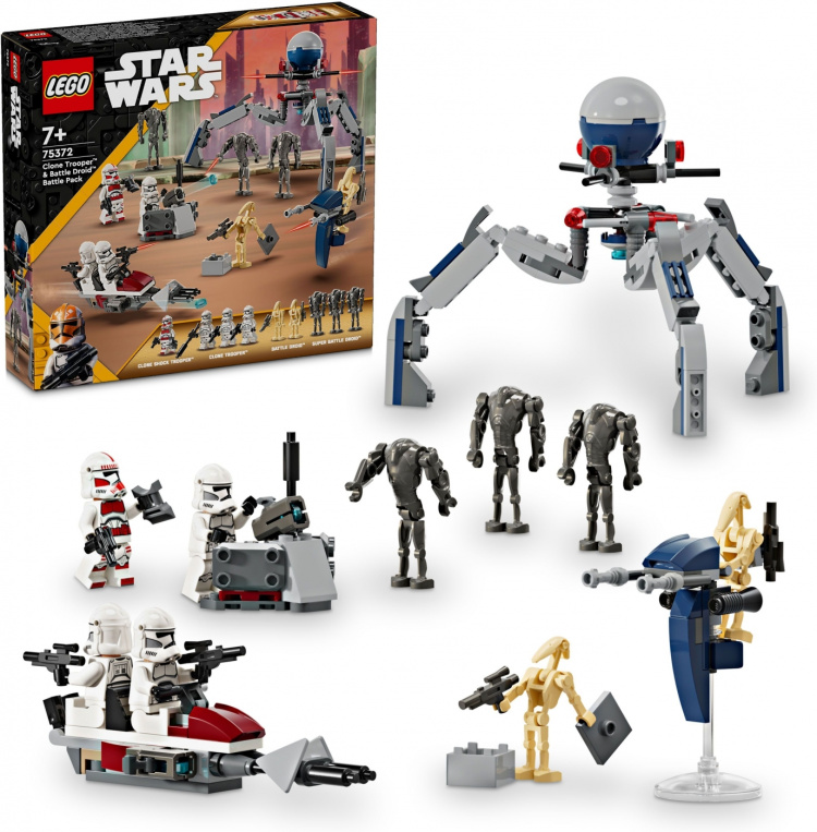 LEGO Star Wars 75372 - Kloonisoturin ja taisteludroidin taistelupakkaus LEGO Star Wars 75372 - Kloonisoturin ja taisteludroidin taistelupakkaus