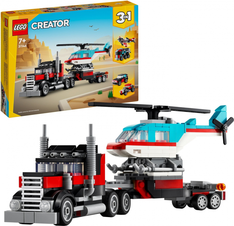 LEGO Creator 31146 - Lava-auto ja helikopteri