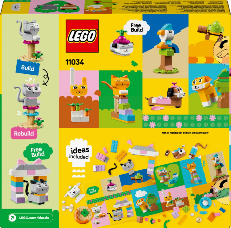 LEGO Classic 11034 - Luovat lemmikit