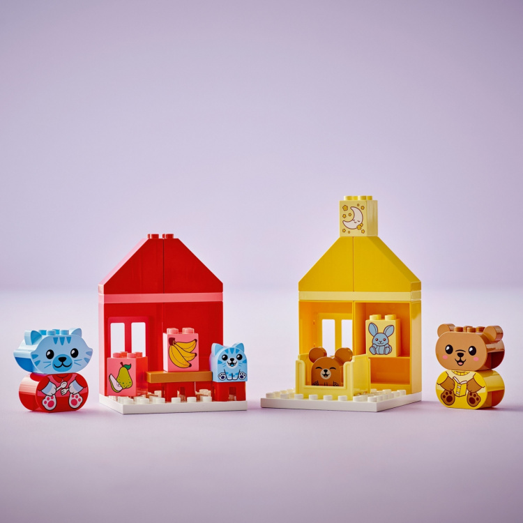 LEGO DUPLO My First 10414 - Päivätoimet: Ruokailu ja nukkumaanmeno LEGO DUPLO My First 10414 - Päivätoimet: Ruokailu ja nukkumaanmeno