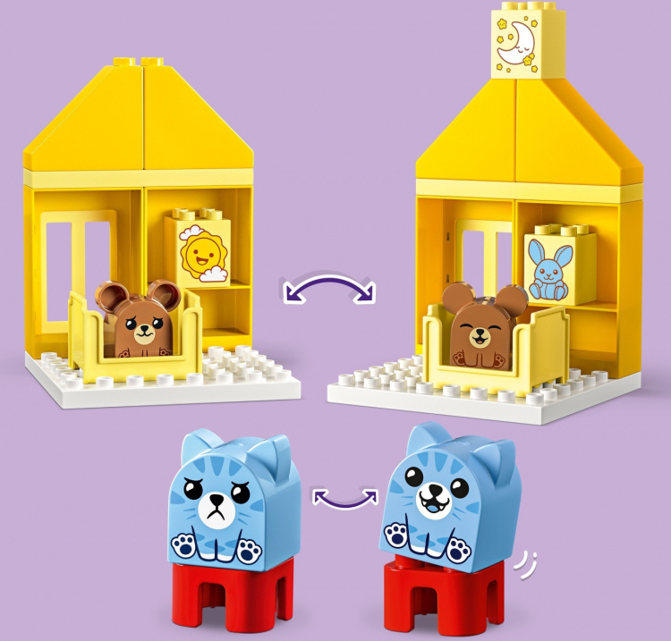 LEGO DUPLO My First 10414 - Päivätoimet: Ruokailu ja nukkumaanmeno LEGO DUPLO My First 10414 - Päivätoimet: Ruokailu ja nukkumaanmeno