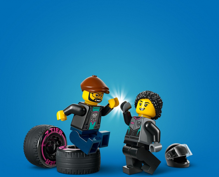 LEGO City Great Vehicles 60406 - Kilpa-auto ja autonkuljetusauto