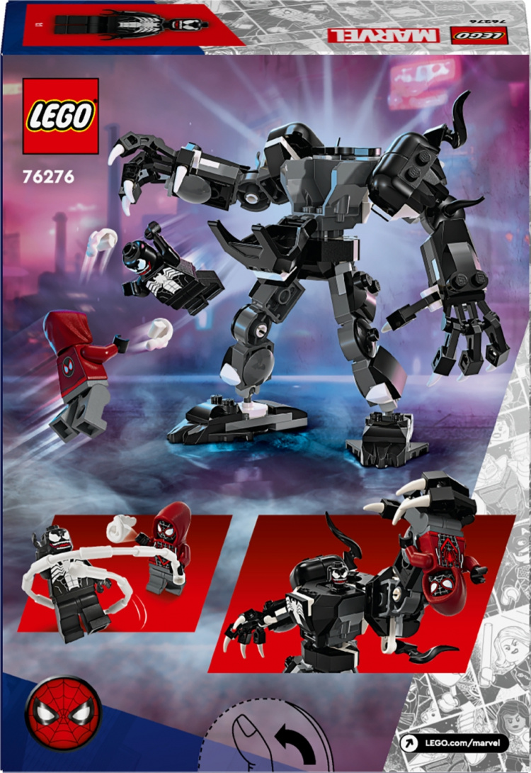 LEGO Super Heroes Marvel 76276 - Venom-robottiasu vastaan Miles Morales LEGO Super Heroes Marvel 76276 - Venom-robottiasu vastaan Miles Morales