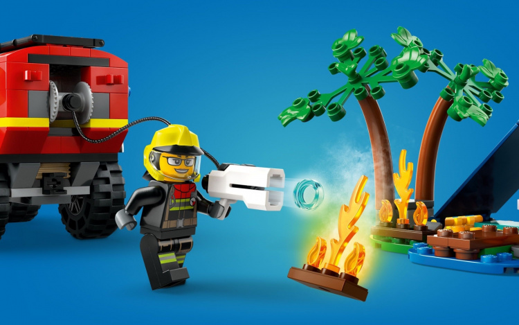 LEGO City Fire 60412 - Nelivetopaloauto ja pelastusvene LEGO City Fire 60412 - Nelivetopaloauto ja pelastusvene