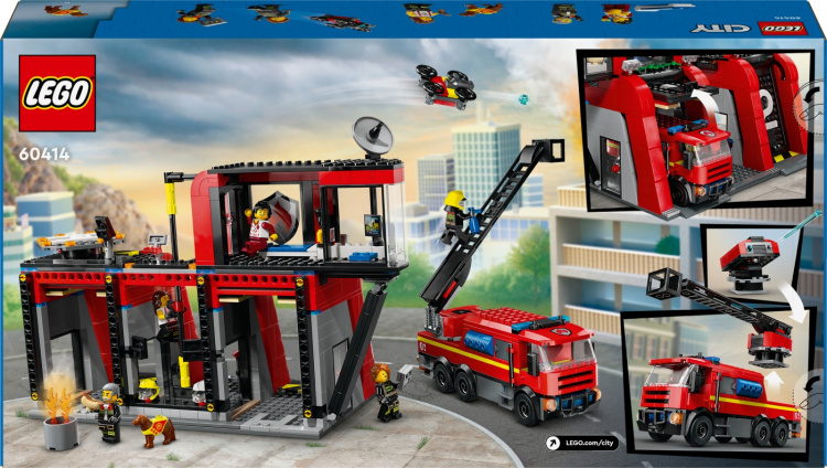 LEGO City Fire 60414 - Paloasema ja paloauto LEGO City Fire 60414 - Paloasema ja paloauto